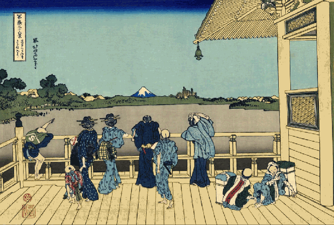 【動く浮世絵】囚われの富士