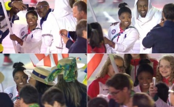【リオ五輪】米女子体操金メダリスト、シモーネ・バイルズ選手が閉会式で大人気！「一緒に自撮りを」と選手たちが殺到