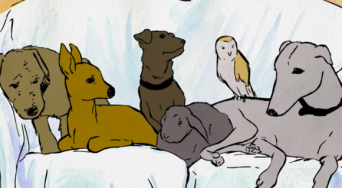 餓死寸前のところを保護されて...さまざまな動物に癒しを与えたグレイハウンド犬の実話が心温まるアニメーションに