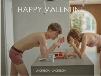 カップルで楽しめる下着。「UNDERSON UNDERSON」バレンタインコレクション発売