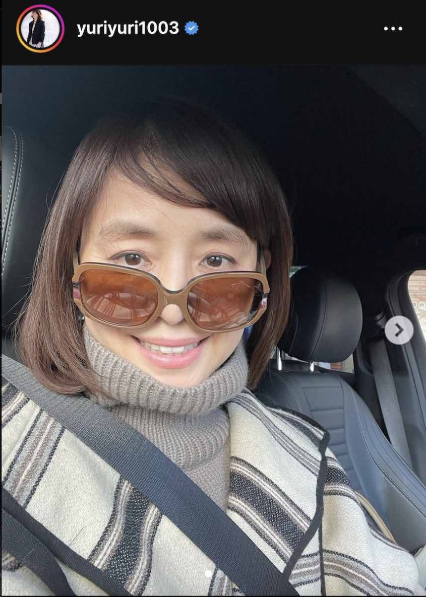 インスタグラム：石田ゆり子(@yuriyuri1003)より