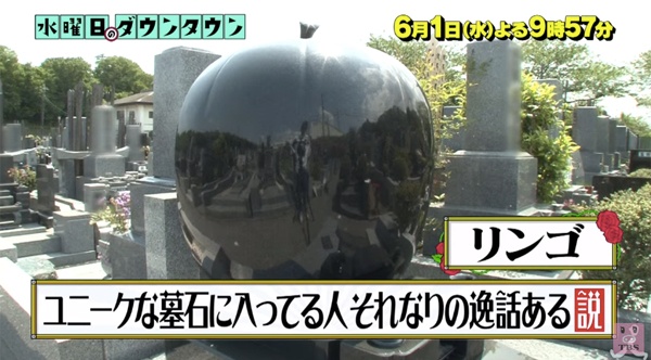『水曜日のダウンタウン』おもしろ墓石に関する調査結果がネット上で話題に