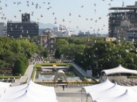 平和記念式典（広島市の公式ホームページより）