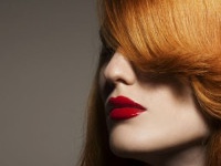 Beauty Portrait. Healthy Bright Hair