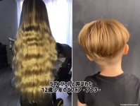 女の子みたいとからかわれ続けた少年、12歳で髪を切ることを決意