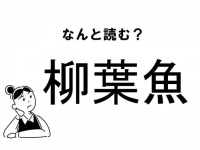 【難読】なんの魚？「柳葉魚」の正しい読み方