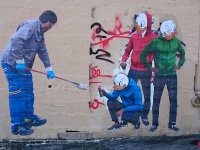 アイデア勝ち！壁の落書きを消されたアーティストのリベンジとは!?