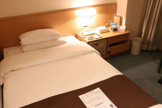 部屋の広さも充分だった