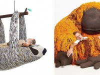 ナマケモノやオランウータン、ホッキョクグマのハンモックやカウチソファがかわいすぎて人をダメにしそう！