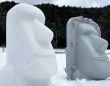 「考えた方天才」「売ろうとした会社もすごい」　雪挟んで遊ぶ「無限モアイ製造機」売り上げ4倍の大人気