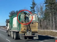 高速道路を走っていたら、アライグマがヒッチハイクしていた件