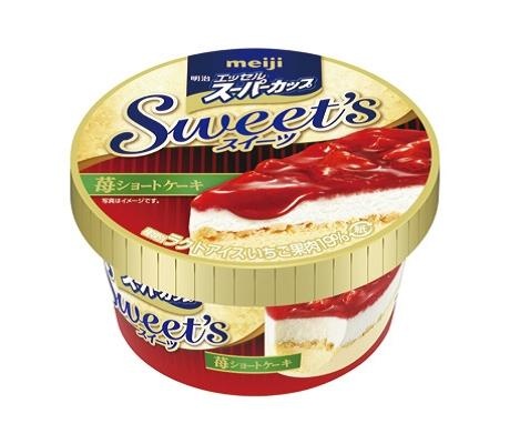 「明治 エッセル スーパーカップ Sweet's 苺ショートケーキ」