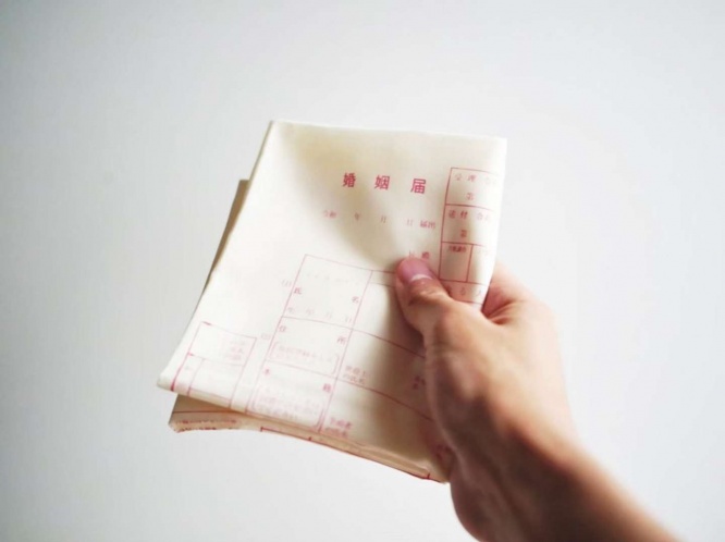 好きな人に拾われたいハンカチ（画像は山＠___montagneさん提供）