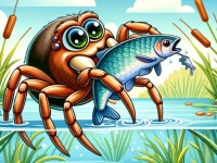 魚を食べる巨大グモ、絶滅寸前だったがイギリスで個体数を増やしつつある（蜘蛛出演中）