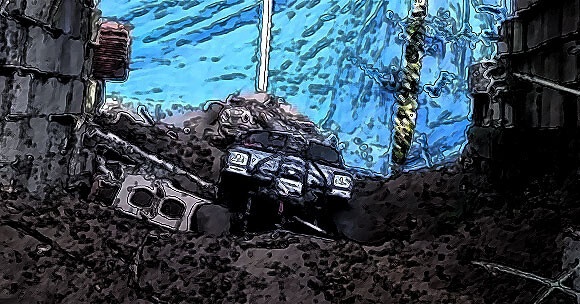 ジュラシック・パークの未公開シーン！？オフロード車を追いかける巨大生物