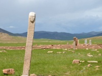 モンゴルに点在する古代巨石群「鹿石」の謎、未だその用途は未解明