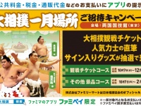 スー女急増中！推し力士を生観戦、ファミマアプリで大相撲招待キャンペーン展開