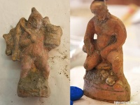 ポンペイの古代遺跡から悲劇の神話を物語る13体の小さな彫像が発掘される