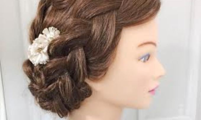 【時短アレンジ】短時間で出来る！！編み込み３つで作るヘアアレンジ