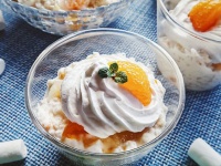 つっこみどころ満載の未知なるスイーツ。パスタと生クリーム・缶詰で作る「カエルの目玉サラダ」のレシピ【ネトメシ】