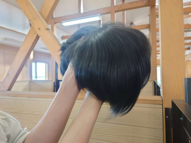 サラッサラだ(画像はおびひろ動物園の公式アカウントより)