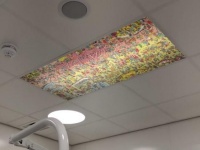 患者の気を紛らわすため、天井に『ウォーリーをさがせ!』を貼った歯医者が登場