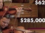 あなたは違いがわかる？　安いバイオリンと２８万ドルのバイオリンを弾き比べ！