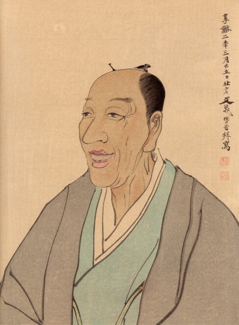 木村蒹葭堂像　谷文晁 筆 ウィキペデアより