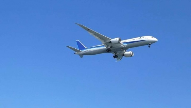 シンガポールから日本に向かう飛行機の中で...（画像はイメージ）