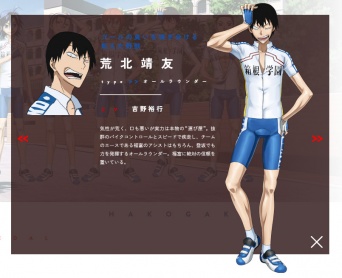 yowapeda-arakita(C)渡辺航（週刊少年チャンピオン）／弱虫ペダル製作委員会