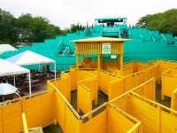2011年よりも前の立体迷路（画像は清水公園提供）
