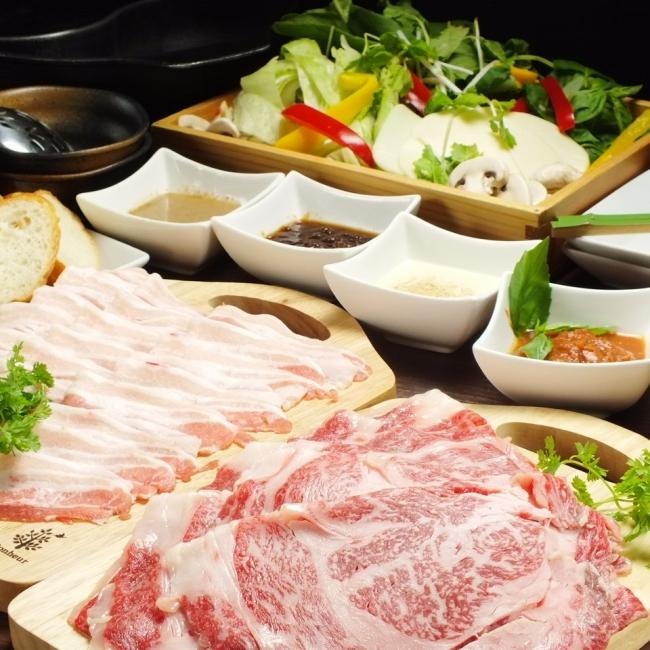 新感覚しゃぶしゃぶが特徴