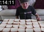 食パン７斤１００枚にフードファイターがチャレンジ！⇒結果は？