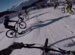 これはスリル満点！標高３３００ｍのアルプスの雪山を駆け下りる自転車レース