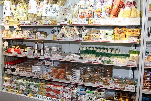 常設の納豆コーナー