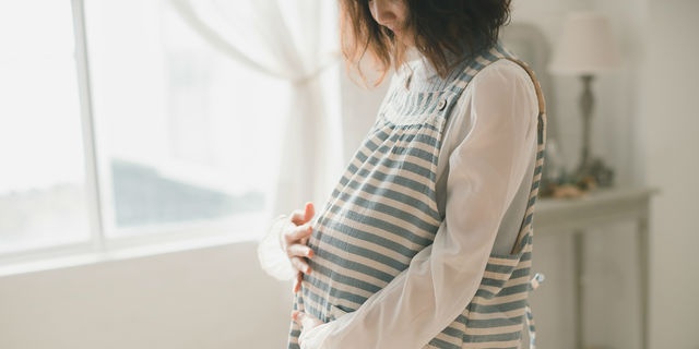 妊娠後期の妊婦