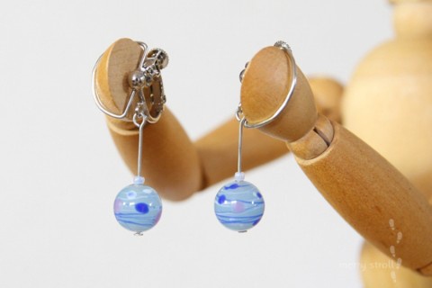ガラスのヨーヨーアクセサリー