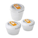 ブラック・アンド・デッカー(BLACK+DECKER) マルチフードキーパー(VC100)専用丸型コンテナ 大1個、小2個 VCC01
