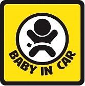 グーグルで「赤ちゃんが乗っています」と検索すると……賛否両論!?　「BABY IN CAR」のステッカー
