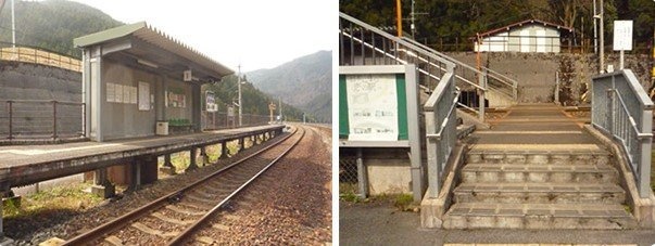 以前の恋山形駅（画像は智頭急行公式サイトより）
