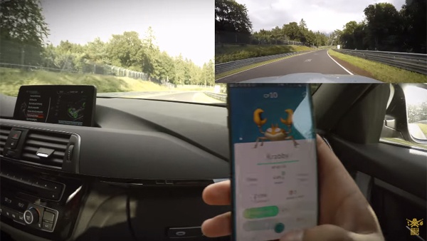 レースサーキットでポケモンをゲットする狂気の「ポケモンGO」プレイヤーがスゴすぎる