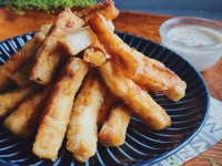 フライドポテトを食べたい欲を豆腐で満たす。焼肉味フライド豆腐の作り方　【ネトメシ】