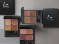 河北裕介によるブランド「＆be」の4色アイパレットに新色のロゼブラウンが登場