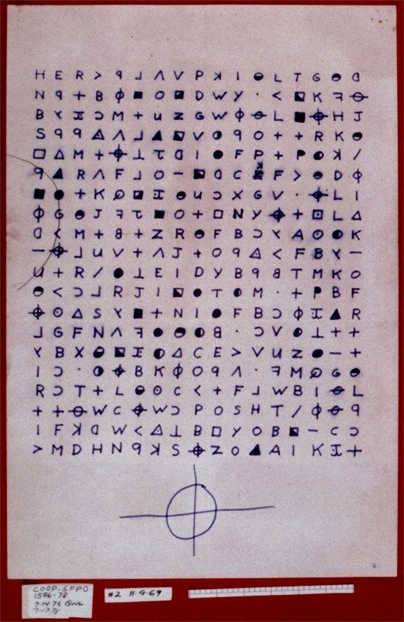 ゾディアックの暗号文