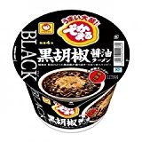 マルちゃん でかまる BLAK黒胡椒醤油ラーメン 126g×12個