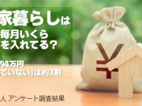 実家暮らしで家にお金を入れていない人は約3割！　平均金額を調査