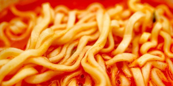 再現性のあまり高くない油揚げ麺